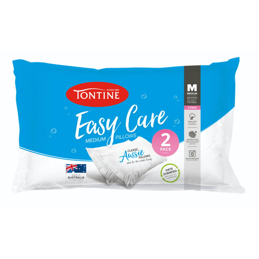 Easy Care Medium 2 Pack Pillow