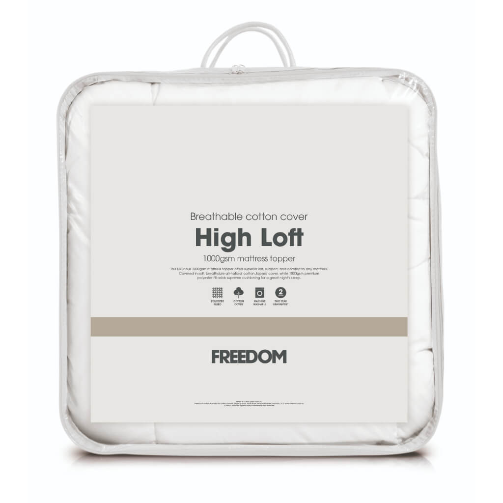 Freedom High Loft 1000gsm Mattress Topper